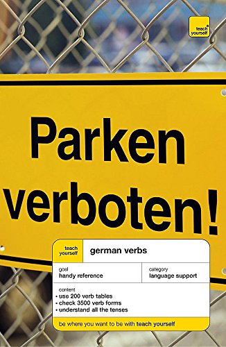 Beispielbild fr Teach Yourself German Verbs New Edition (TY Verbs) zum Verkauf von WorldofBooks