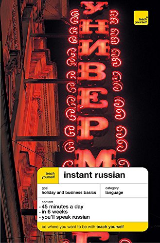 Stock image for Instant Russian (Teach Yourself Languages) for sale by HPB-Red