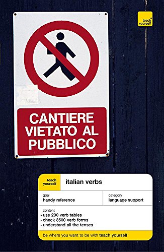 Imagen de archivo de Italian Verbs a la venta por ThriftBooks-Dallas