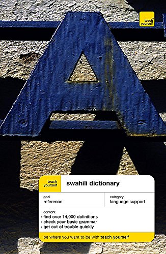 Imagen de archivo de Swahili Dictionary a la venta por MusicMagpie