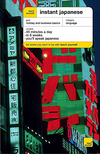Stock image for Teach Yourself Instant Japanese New Edition (TYIC) for sale by WorldofBooks