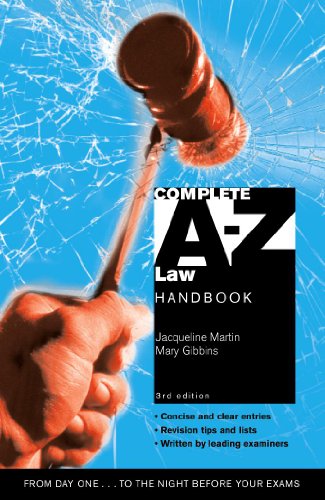 Beispielbild fr Complete A-Z Law Handbook 3rd Edition zum Verkauf von WorldofBooks