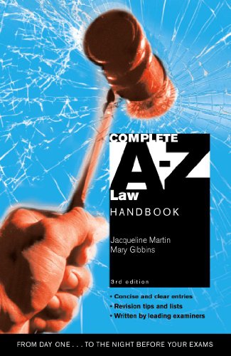 Complete A-Z Law Handbook (9780340872680) by Mary-gibbins-jacqueline-martin