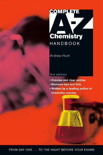 Beispielbild fr Complete A-Z Chemistry Handbook 3rd Edition zum Verkauf von AwesomeBooks