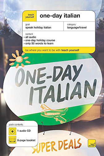 Stock image for Teach Yourself One-Day Italian (TYOD) for sale by WorldofBooks