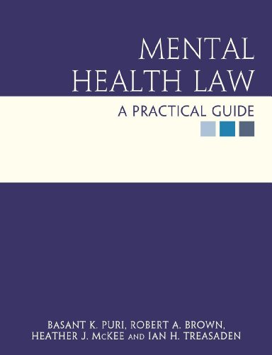 Imagen de archivo de Mental Health Law: a practical guide (Hodder Arnold Publication) a la venta por Reuseabook