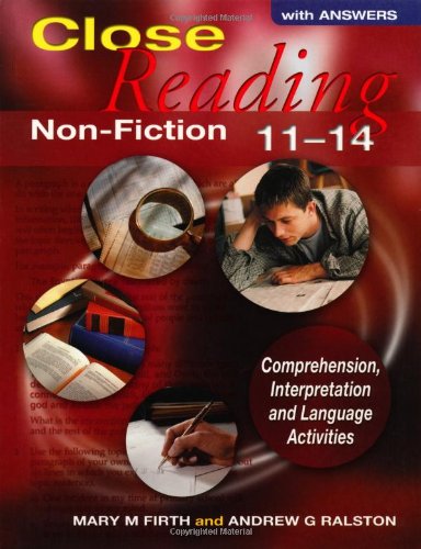 9780340889237: Close Reading Non-fiction 11-14 with Answers