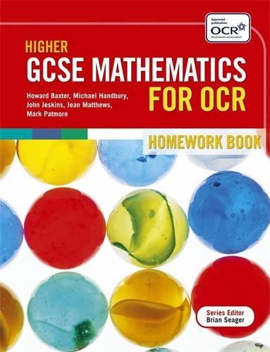 9780340889510: Higher GCSE Mathematics for OCR Two Tier Homework Book (GCSE Mathematics for OCR Series)