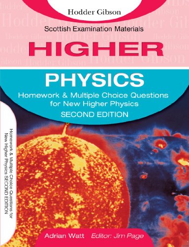 Stock image for Homework and Multiple Choice Questions for New Higher Physics Second Edition (SEM) for sale by WorldofBooks