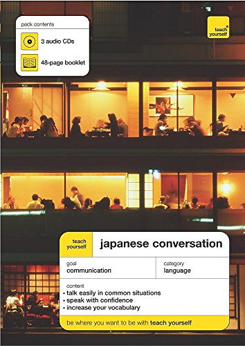 Stock image for Teach Yourself Japanese Conversation (TYCN) for sale by Goldstone Books