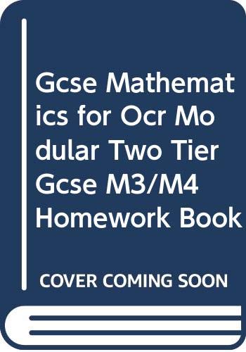 Beispielbild fr Graduated Assessment GCSE Mathematics for OCR: Homework Bk. 3 & 4 (Graduated Assessment for Two Tier GCSE Mathematics for OCR S.) zum Verkauf von AwesomeBooks