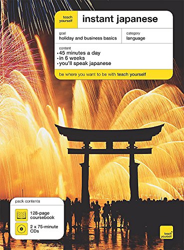 9780340925300: Teach Yourself Instant Japanese (Teach Yourself Instant Courses)