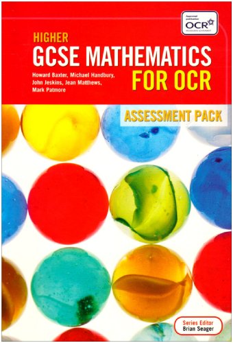 Higher GCSE Mathematics for OCR: Assessment Pack (9780340925829) by Mark Patmore