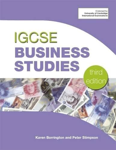 9780340926499: IGCSE Business Studies 3rd Ed