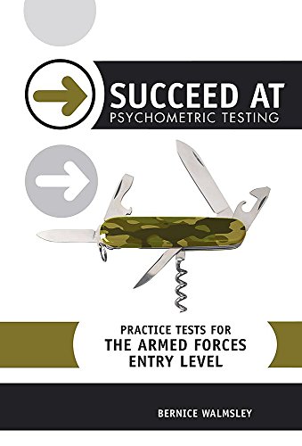 Beispielbild fr Succeed at Psychometric Testing: Practice Tests for the Armed Forces: Entry Level (SPT) zum Verkauf von WorldofBooks