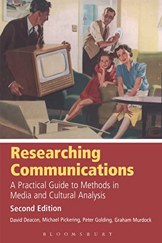 Stock image for Researching Communications : A Practical Guide to Methods in Media and Cultural Analysis for sale by Better World Books