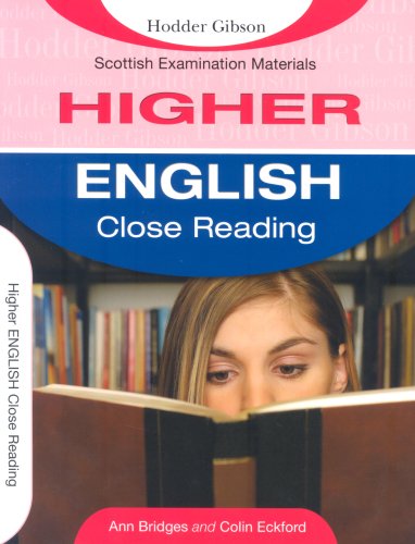 Stock image for Higher English Close Reading for sale by Better World Books Ltd