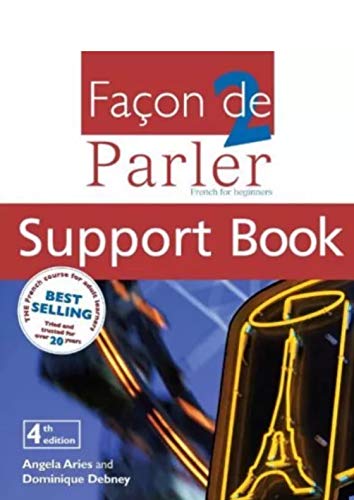 Beispielbild fr Facon De Parler: French for Beginners: Support Book (Volume 2) zum Verkauf von Anybook.com