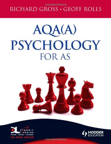 9780340946619: AQA(A) Psychology for AS: with Dynamic Learning CD-ROM (A Level Psychology)