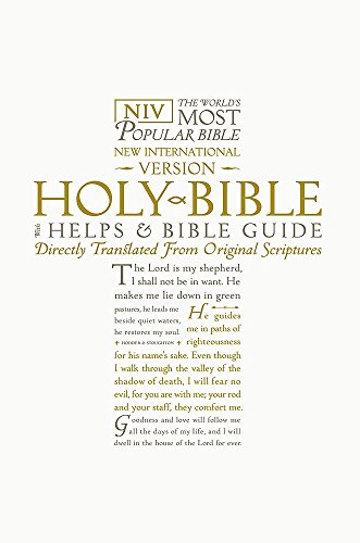 9780340955031: NIV Popular Bible w/Helps & Bible Guide