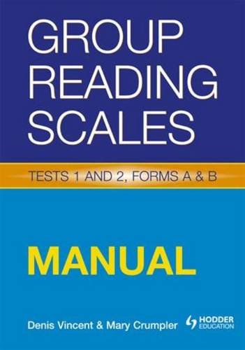 Group Reading Scales (9780340957936) by Denis Vincent