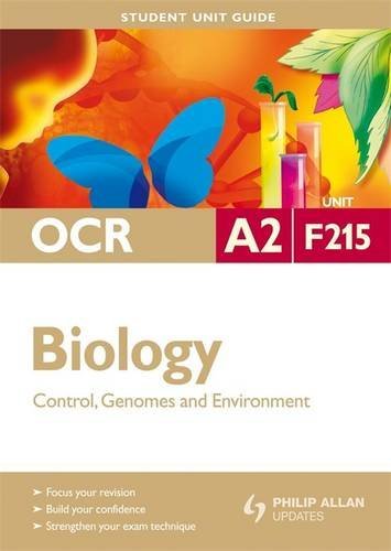 Beispielbild fr OCR A2 Biology Student Unit Guide: Unit F215 Control, Genomes and Environment (Student Unit Guides) zum Verkauf von AwesomeBooks