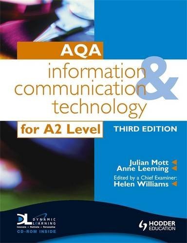 Stock image for AQA Information and Communication Technology for A2 Level for sale by Better World Books Ltd