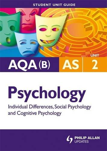 Social Psychology, Cognitive Psychology & Individual Differences: Aqa(b) As Psychology Student Guide: Unit 2 (9780340959541) by Standring, Sue