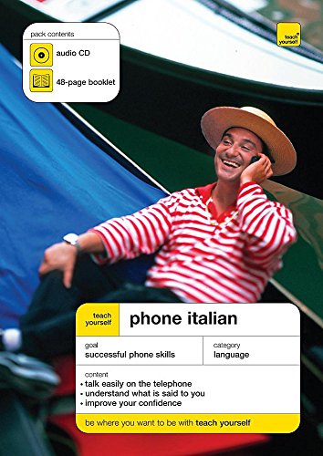 Imagen de archivo de Phone Italian: Teach Yourself Audio CD & 48 page Booklet (Compatible with iPod & MP3 players) a la venta por SecondSale