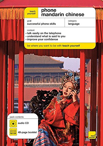 Imagen de archivo de Teach Yourself Phone Mandarin Chinese a la venta por Jenson Books Inc