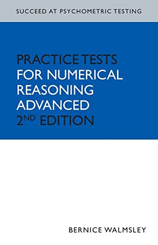 Imagen de archivo de Succeed at Psychometric Testing: Practice Tests for Numerical Reasoning a la venta por WorldofBooks