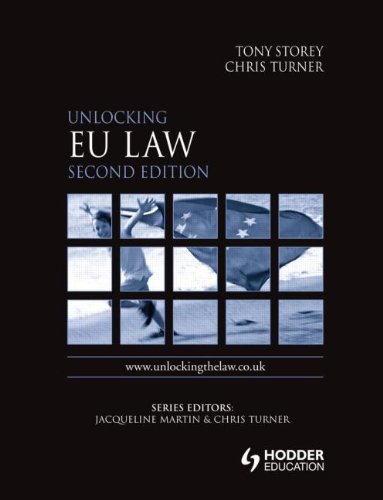 Imagen de archivo de Unlocking EU Law a la venta por Better World Books Ltd