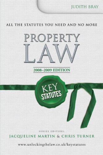 Key Statutes: Property Law (KST) (9780340972397) by Bray, Judith
