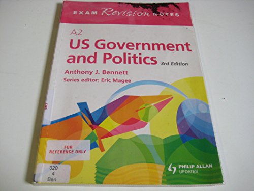 Beispielbild fr A2 US Government & Politics Exam Revision Notes 3rd Edition (Exams Revision Notes) zum Verkauf von WorldofBooks