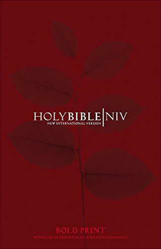Stock image for NIV Bold Print Hardback with Cross-References and Concordance for sale by WorldofBooks