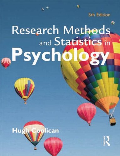 9780340983447: Research Methods and Statistics in Psychology