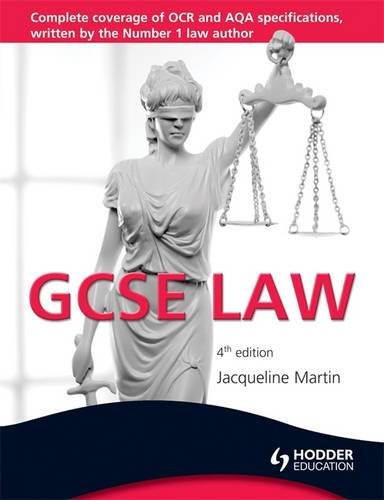 GCSE Law (9780340983775) by Jacqueline Martin