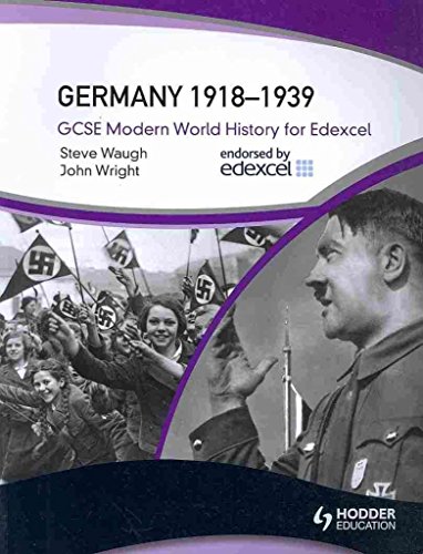 Imagen de archivo de GCSE Modern World History for Edexcel: Germany 1918-39 a la venta por AwesomeBooks