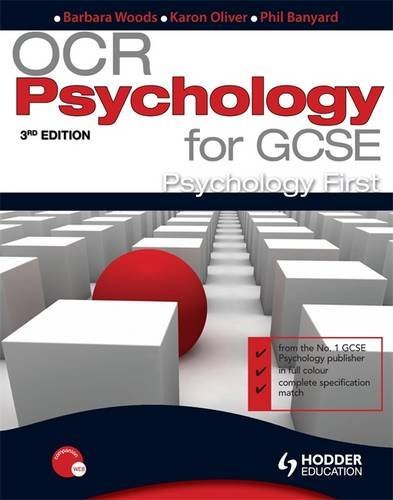 9780340985328: OCR Psychology for GCSE: Psychology First 3rd Edition