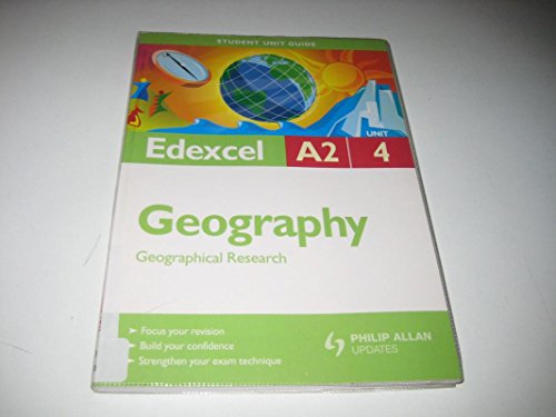 Beispielbild fr Edexcel A2 Geography Student Unit Guide: Unit 4 Geographical Research (Student Unit Guides) zum Verkauf von AwesomeBooks