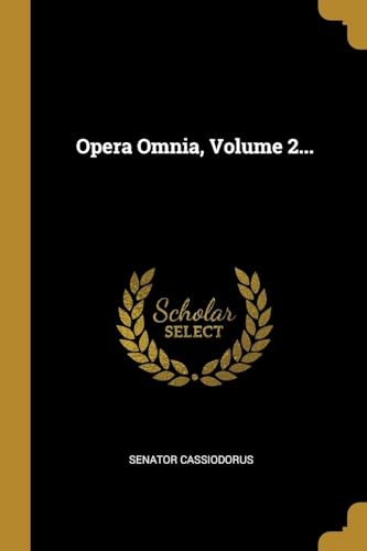 9780341030010: Opera Omnia, Volume 2...