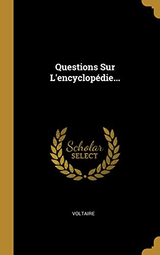 9780341396703: Questions Sur L'encyclopdie...