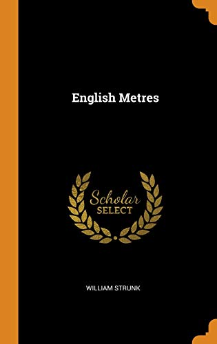 9780341671893: English Metres