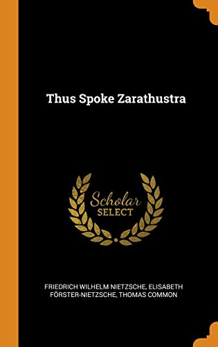 Stock image for Thus Spoke Zarathustra for sale by Books Puddle
