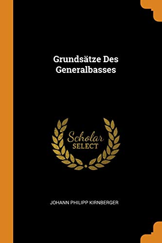 9780343415655: Grundstze Des Generalbasses