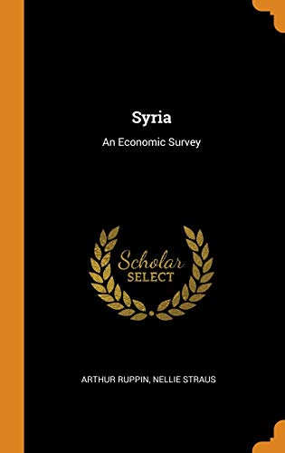 Stock image for Syria: An Economic Survey