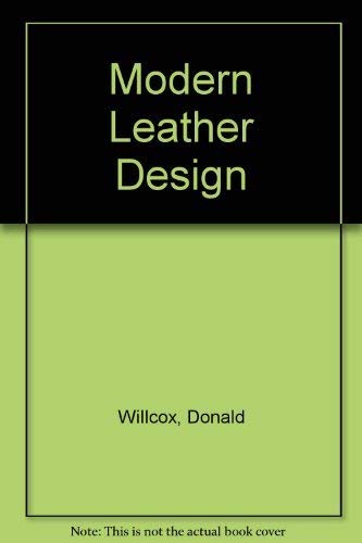 Beispielbild fr Modern Leather Design zum Verkauf von Blindpig Books