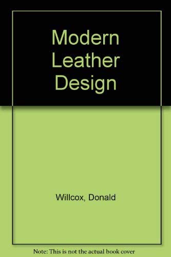 Imagen de archivo de Modern Leather Design a la venta por Blindpig Books