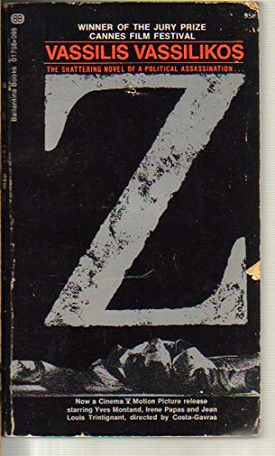 Imagen de archivo de Z Vassilikos, Vassilis a la venta por Vintage Book Shoppe