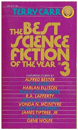 Beispielbild fr The Best Science Fiction of the Year, No. 3 zum Verkauf von R Bookmark